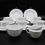 Thumbnail: Vintage ROYAL CROWN DERBY Surrey White Tea Setting for 6 circa 1940 Reg #839892