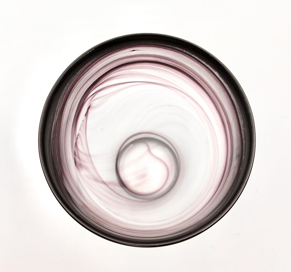 Thumbnail: Handblown Art Glass Vase with Swirl