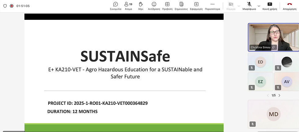 SUSTAINsafe at the REENFORCE Project Networking Event