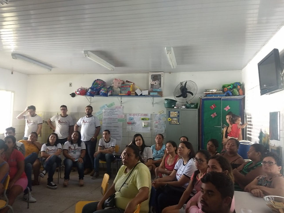 23/05/19 - Intervenção no CMEI: Higiene Corporal, Bucal e das Mãos
