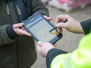 Digitalisierung von Mindestlohnerklärung und Sicherheitsunterweisung