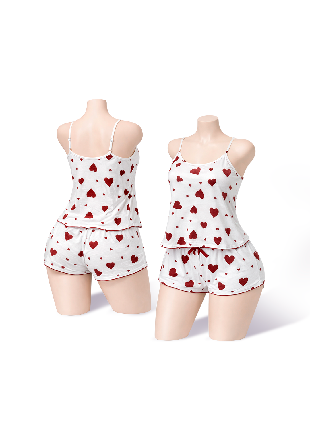 Pijama Feminino Coração Cores Sortidas
