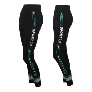 Calça Legging c/Estampa Lateral Tamanho Unico Cores Sortidas