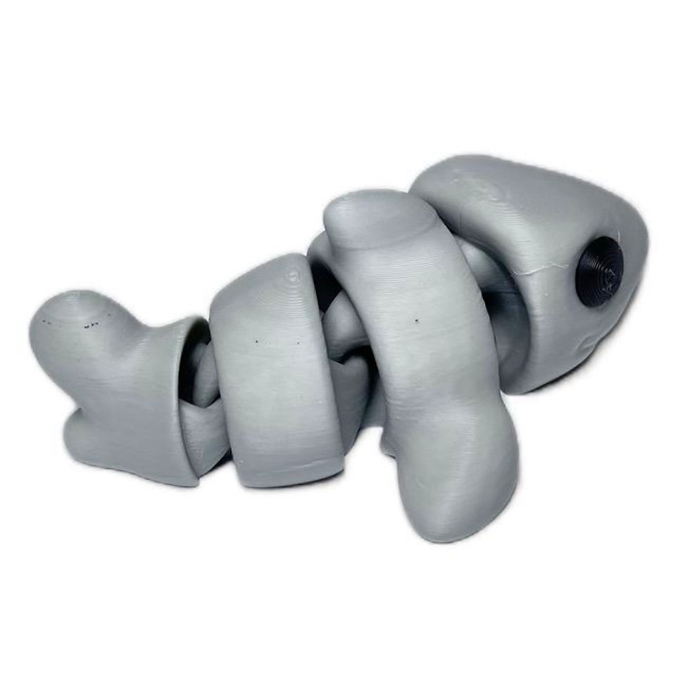 Thumbnail: Flexi Shark - home decor statuette minimalist flexible figurine