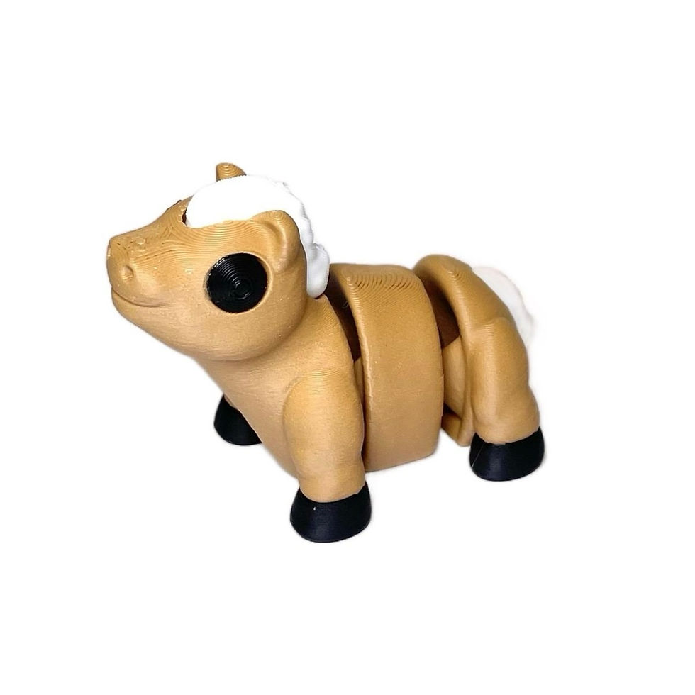 Thumbnail: Flexi Horse - home decor statuette minimalist flexible figurine