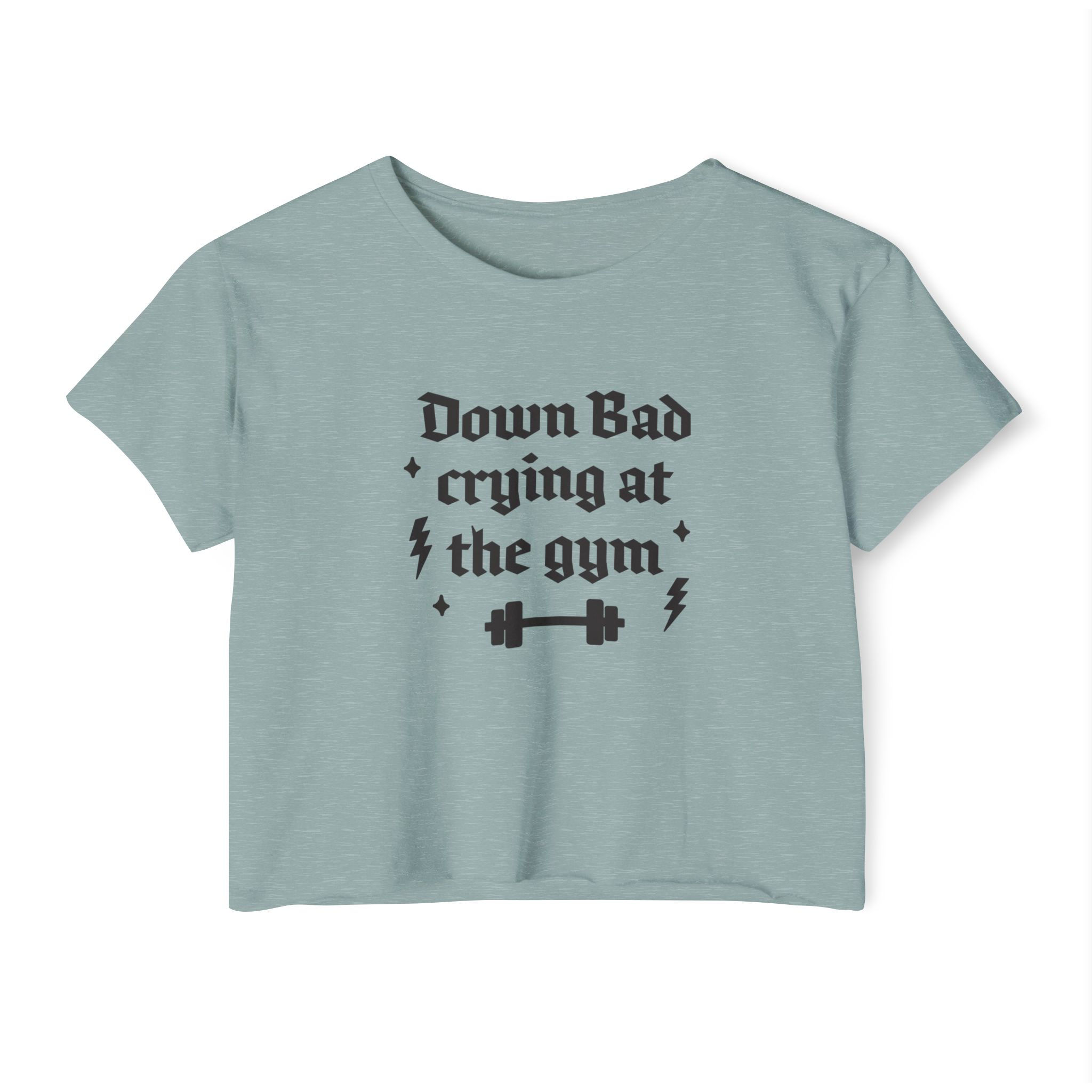 Down Bad At The Gym-Women's Festival Crop Top