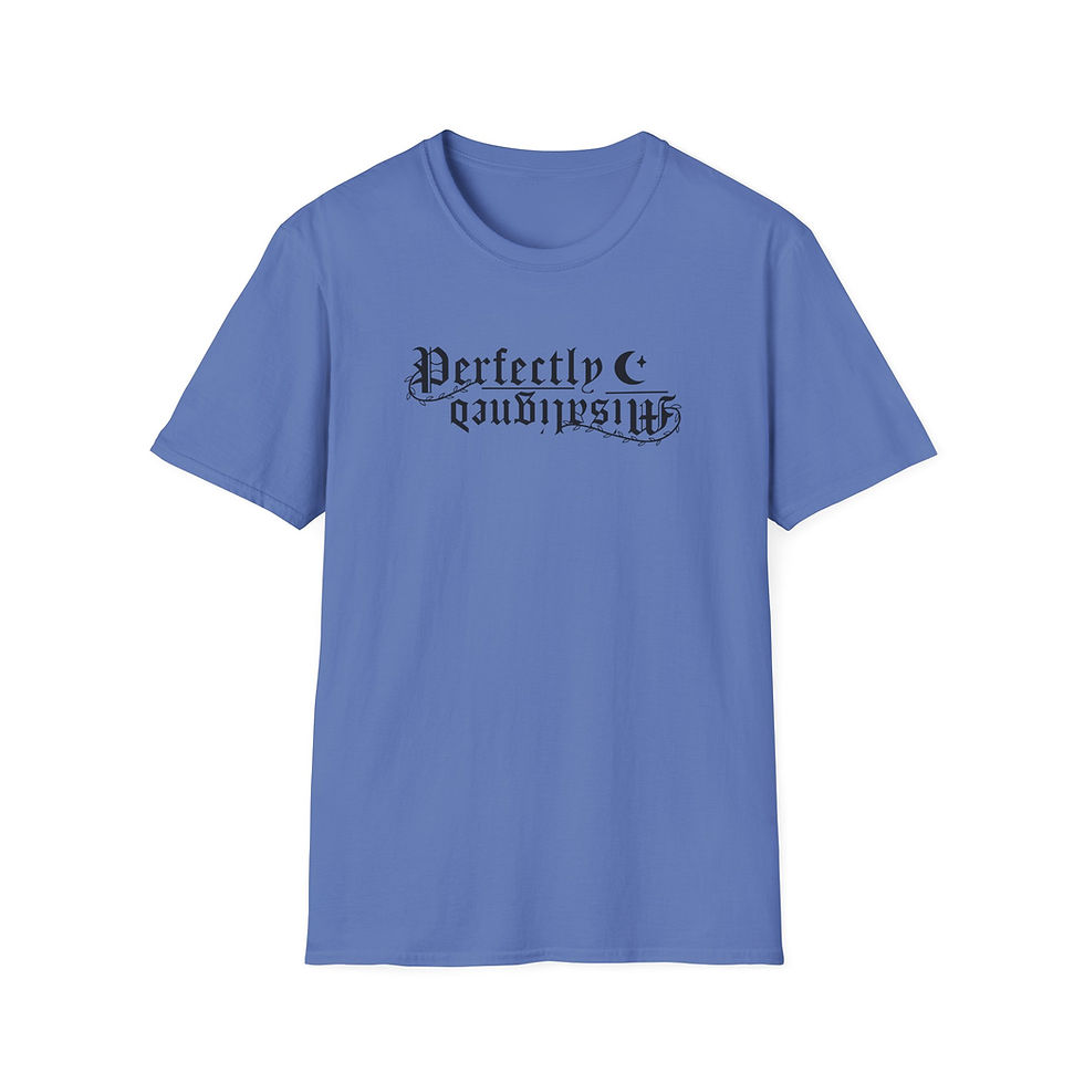 Thumbnail: Perfectly Misaligned-Unisex Softstyle T-Shirt