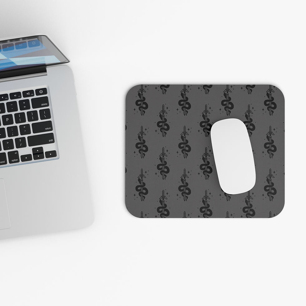 Thumbnail: Serpent & Sword Mouse Pad (Rectangle)