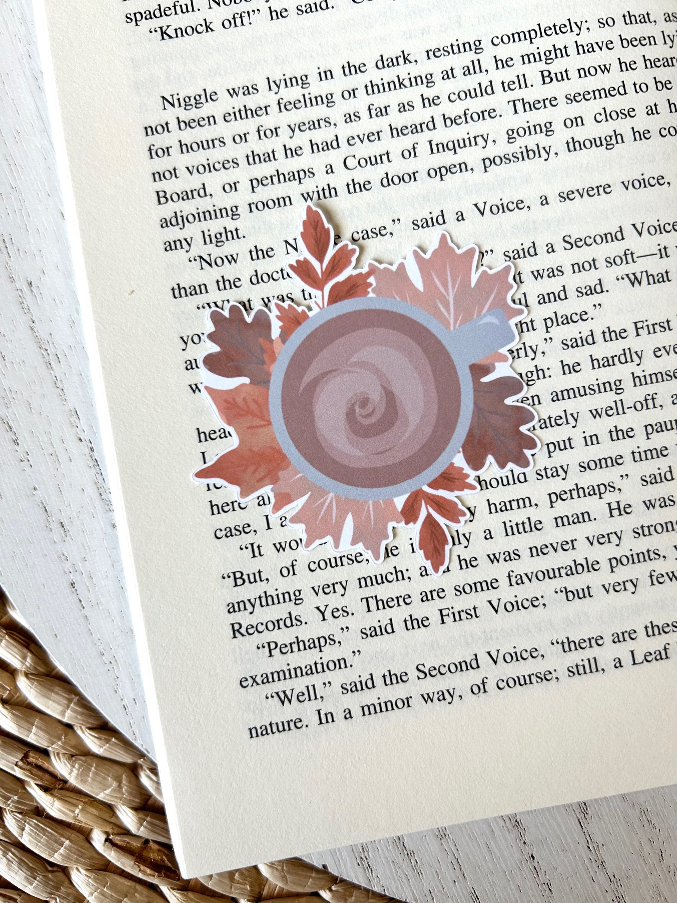 Autumn Coffee-Die Cut Sticker