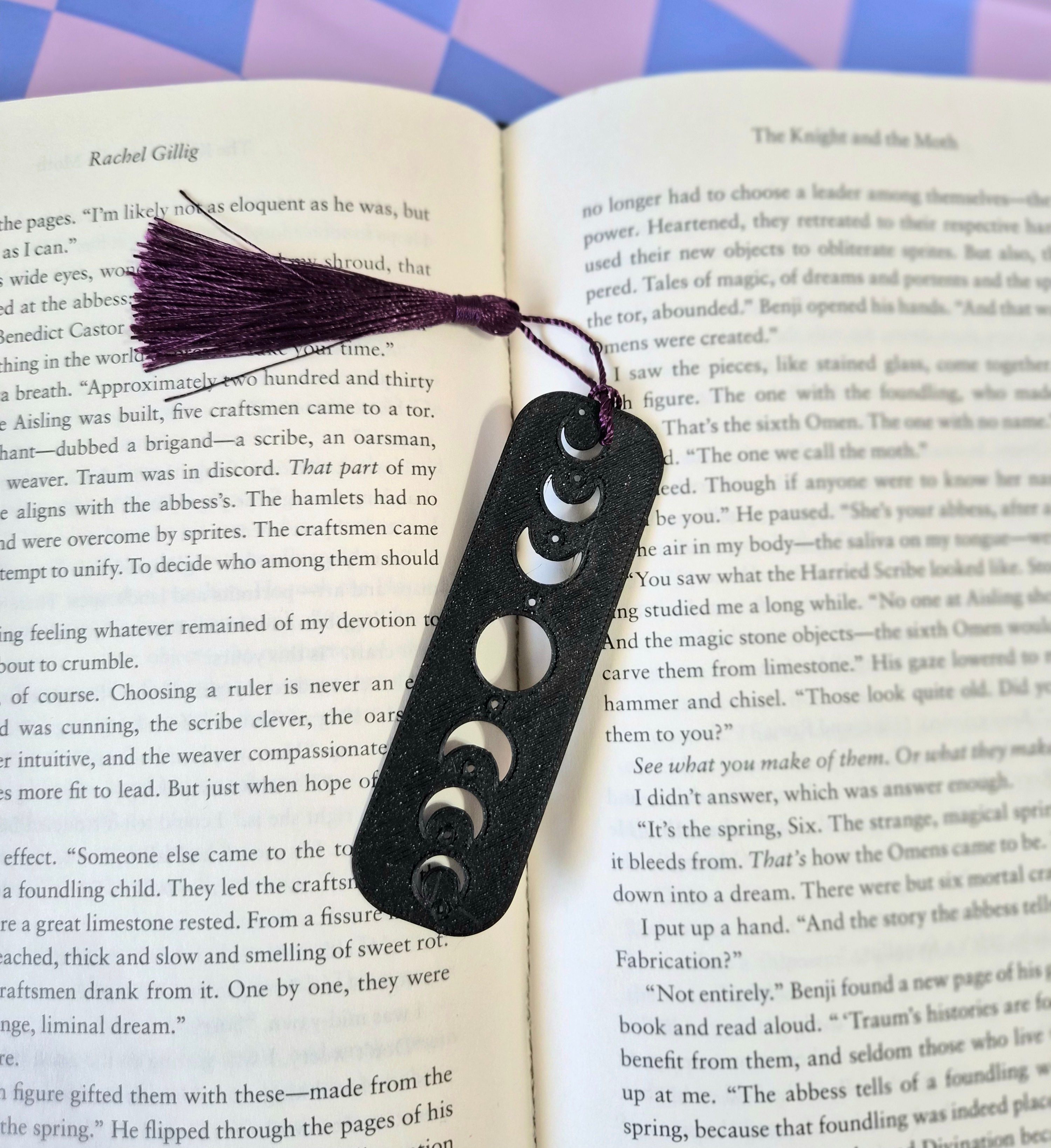 3D Printed Moon Phase Bookmark