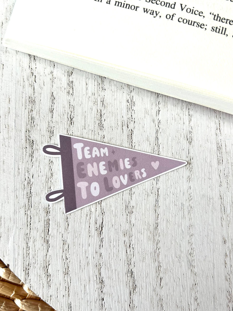 Team Enemies To Lovers-Die Cut Sticker