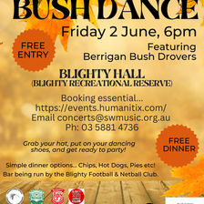 Bush Dance - Event Announcement