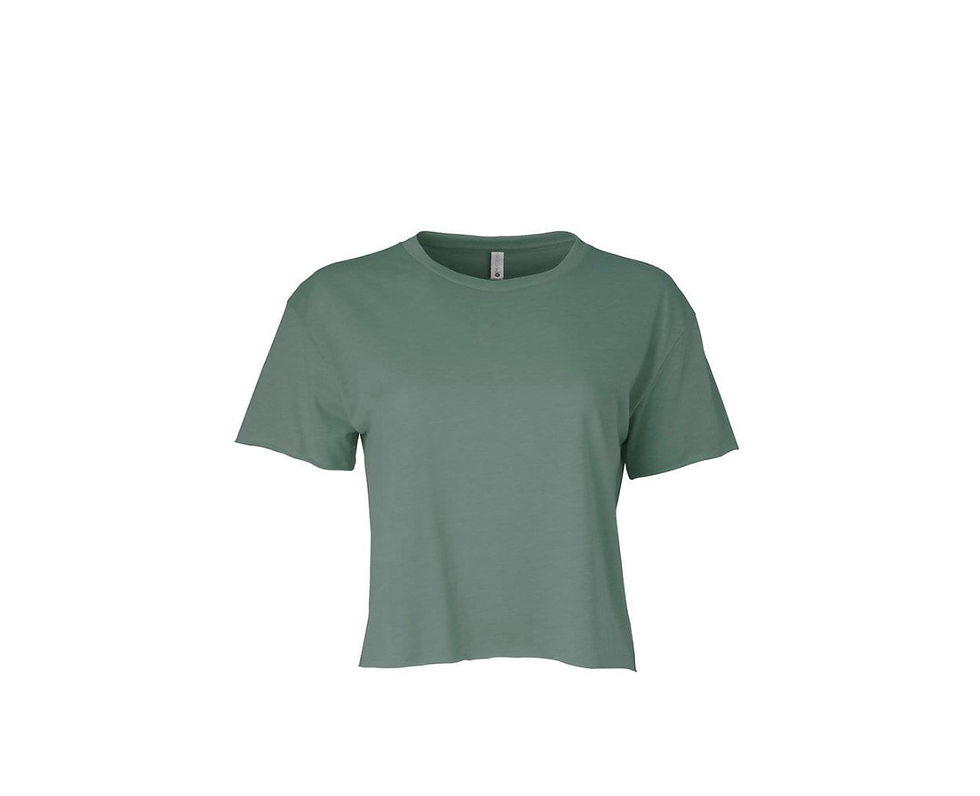 Miniaturbild: Raw Edge Crop Top