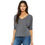 Thumbnail: Women’s flowy half sleeve v-neck T-shirt