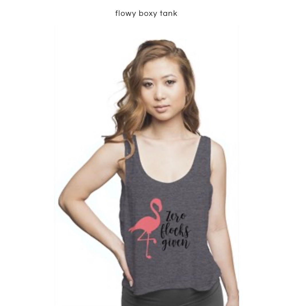 Miniaturbild: Zero Flocks Given - Flowy boxy tank