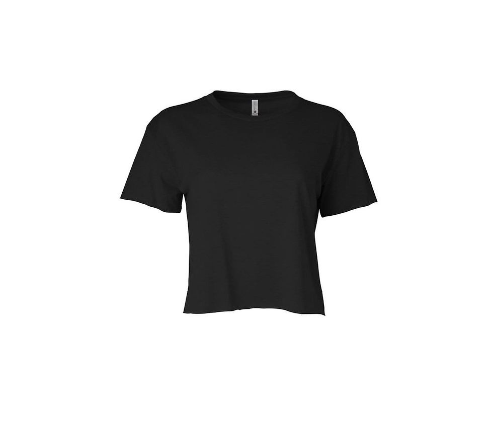 Miniaturbild: Raw Edge Crop Top