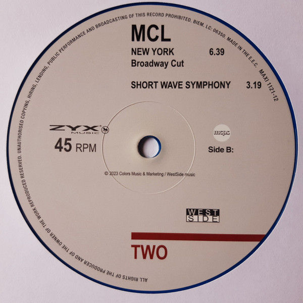 Miniatura: MCL – New York (Vinil 12″ Lacrado • Repress • Electro EBM)