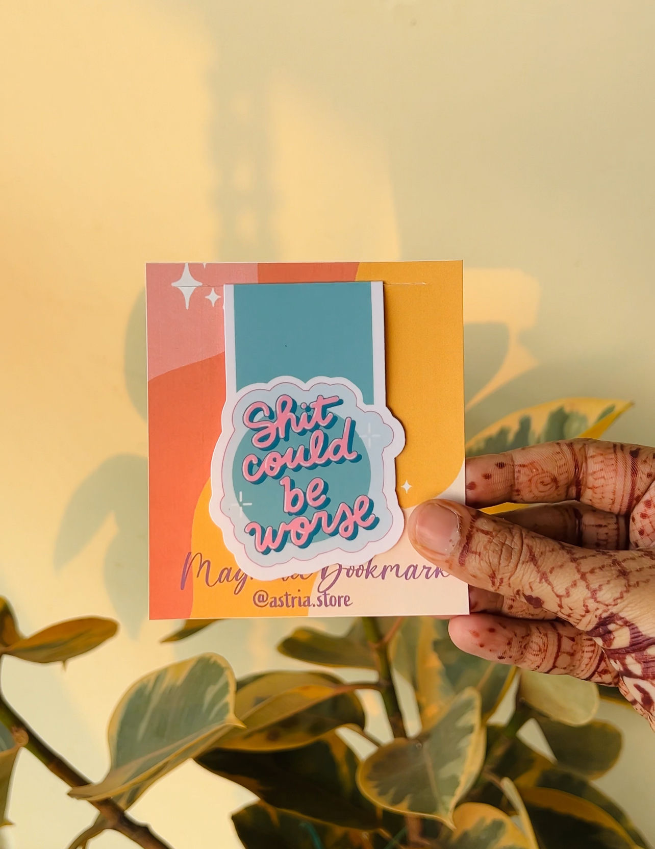 Shit could be worse Magnetic Bookmark