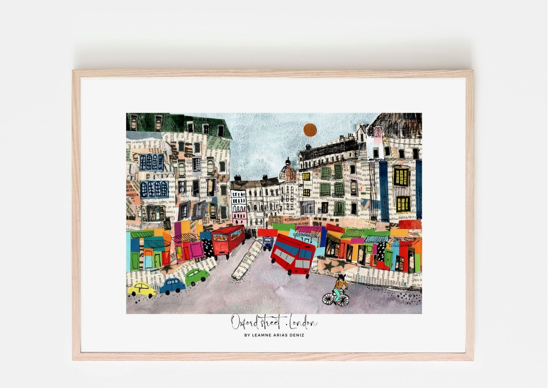 Oxford ST, London art print .