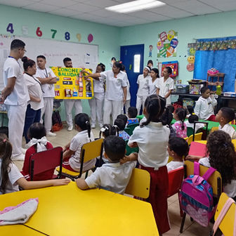 Estudiantes del Técnico Superior en Enfermería B-24 promueven hábitos saludables en comunidad escolar