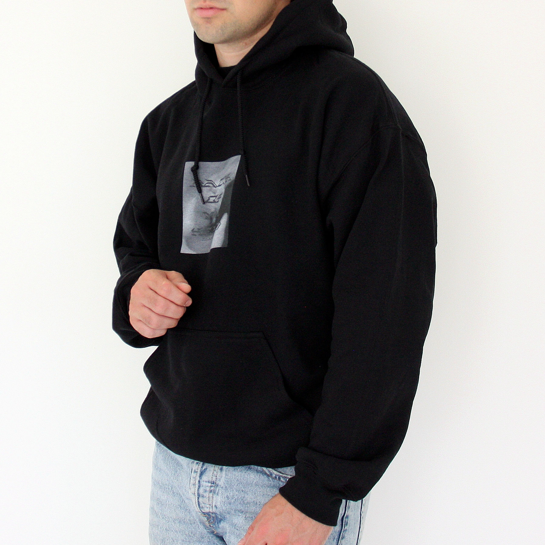 'Back of My Head' hoodie (black)