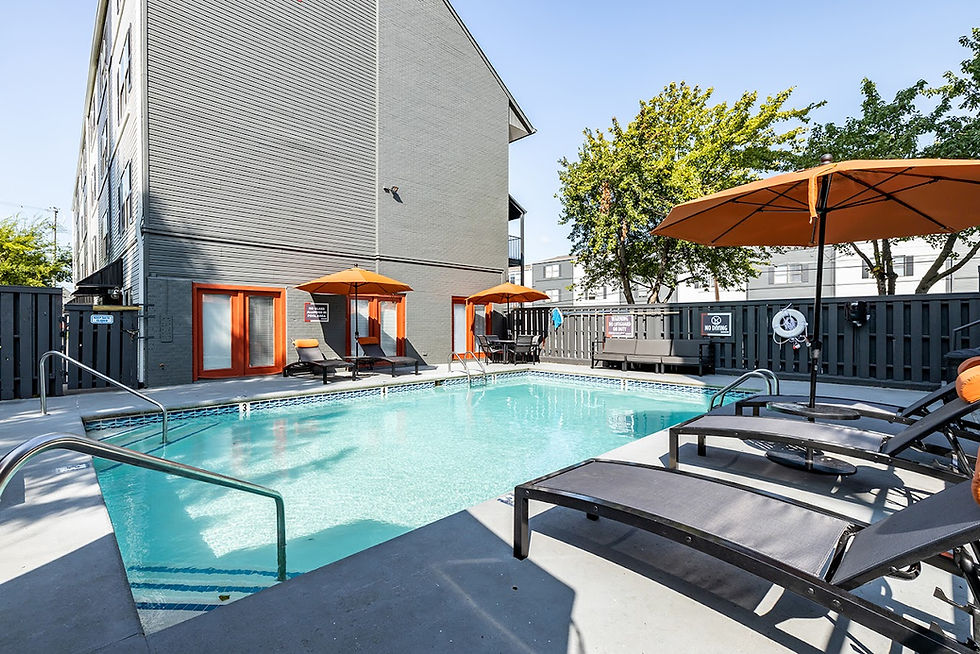 Pool view at Highland Grand in Knoxville, TN