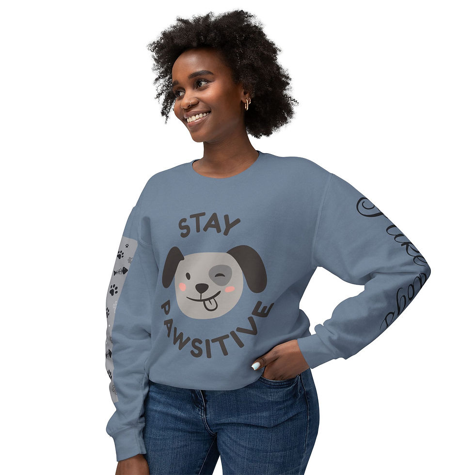 Thumbnail: Unisex Lightweight Crewneck Sweatshirt