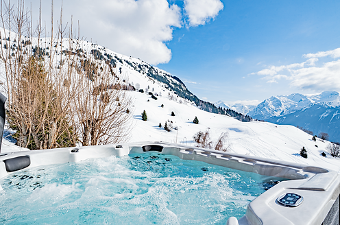 jacuzzi hiver Le Lauzaret