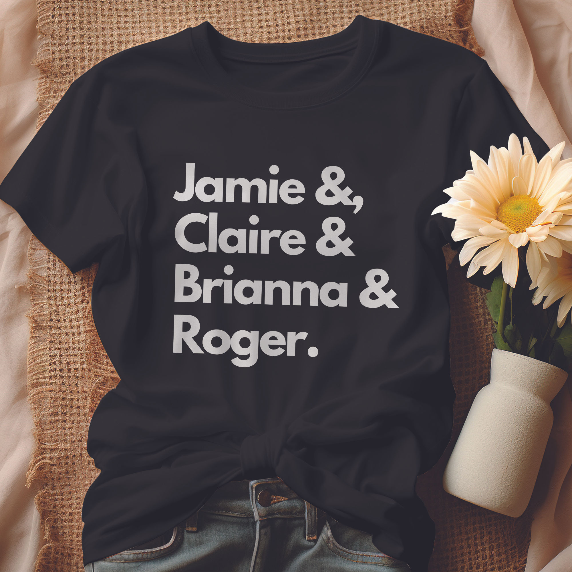 Jamie & Claire & Brianna & Roger | Short-Sleeve Unisex T-Shirt