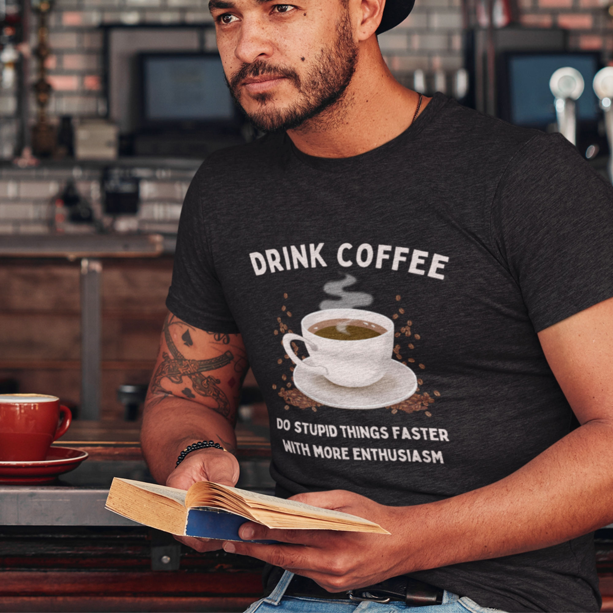 Drink Coffee T-shirt, Funny Coffee Shirt, Coffee Lovers Shirt