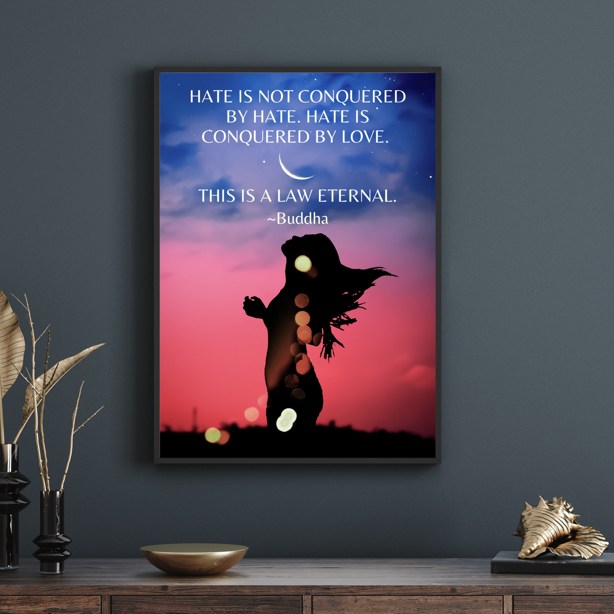 Buddha Quotes | Zen Wall Art | Yoga Zen Poster | Quote Wall Art | Buddhist Art 