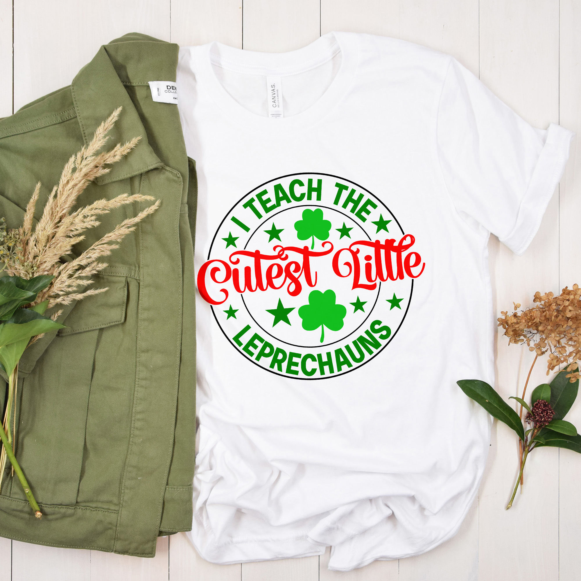 I Teach the Cutest Leprechauns Unisex t-shirt | Teacher's St. Patrick's Day Tee
