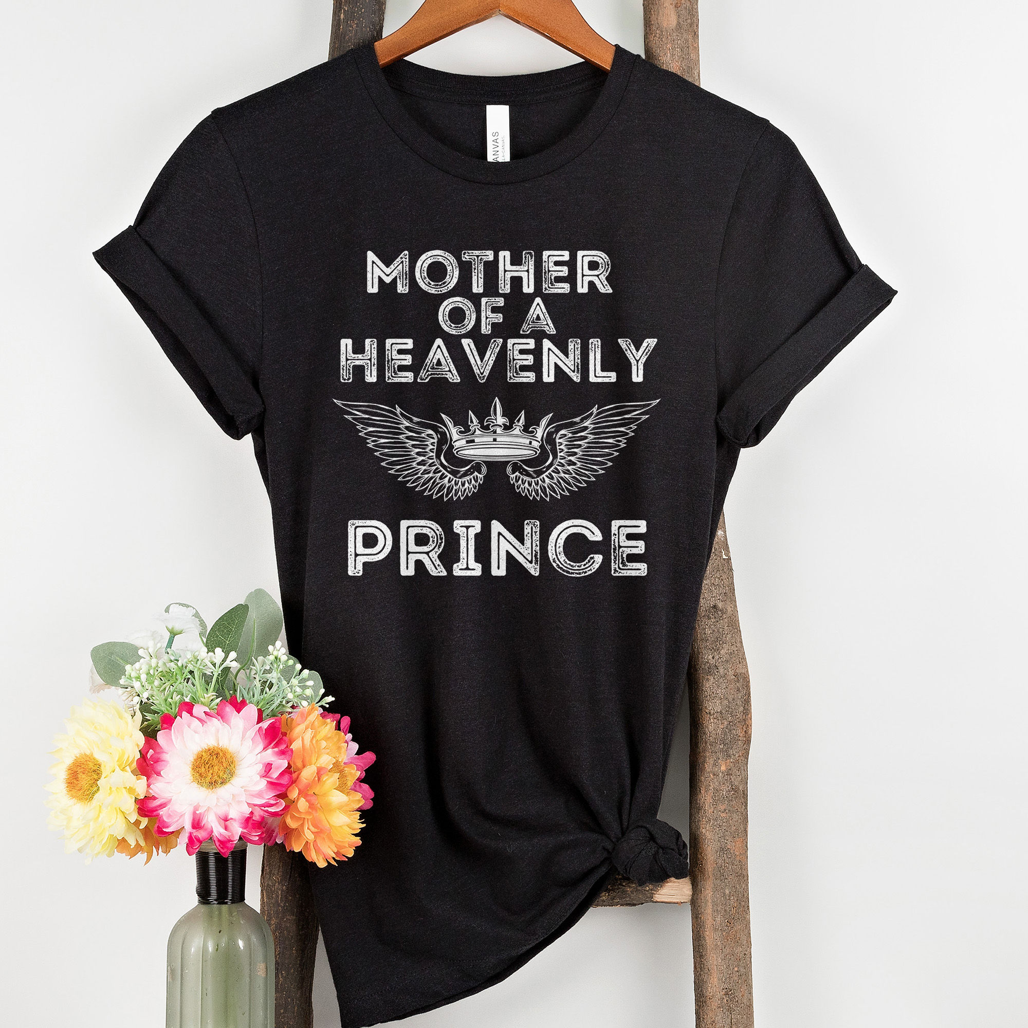 Mother of a Heavenly Prince t-shirt | Angel Mama Shirt | Child Loss tee