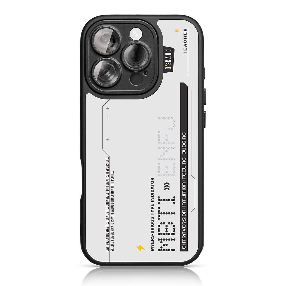 ENFJ, MBTI, dacard, diamond iPhone case