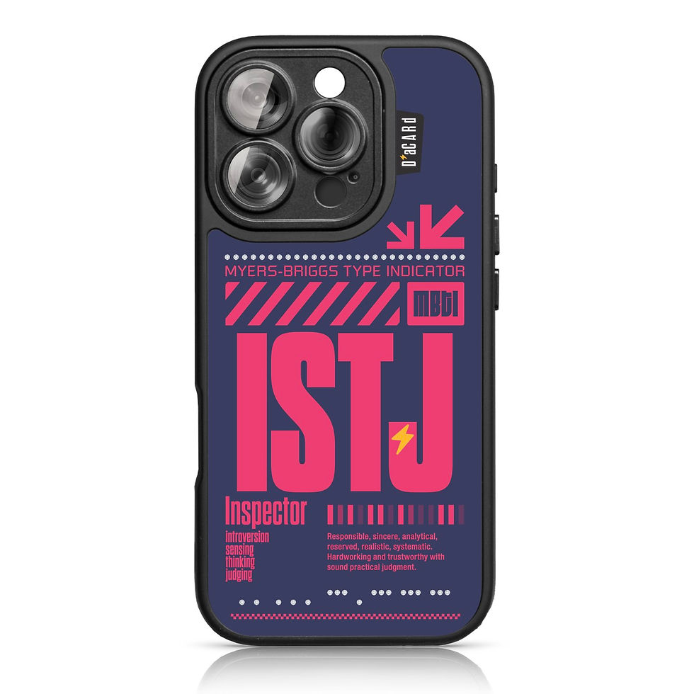 Thumbnail: ISTJ, MBTI, dacard, diamond iPhone case