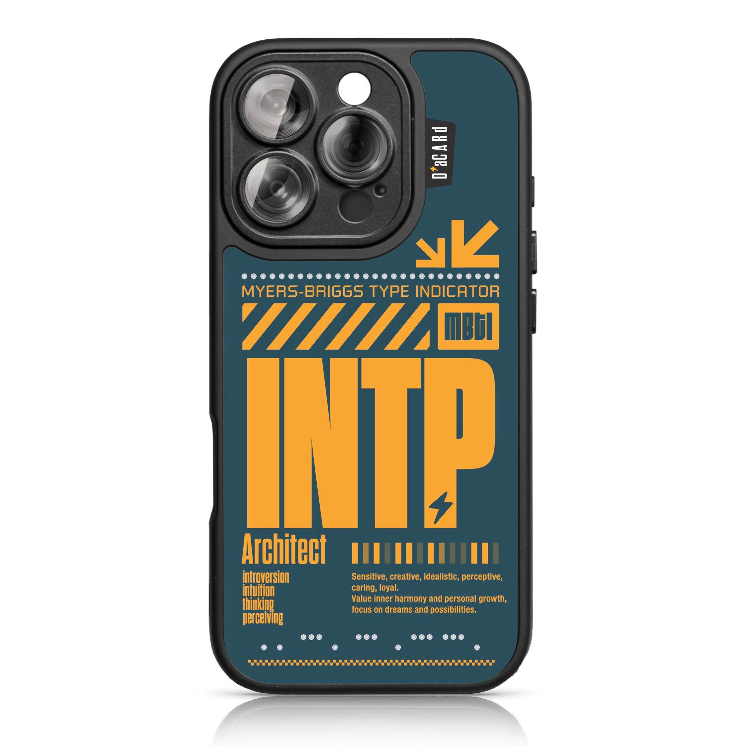 INTP, MBTI, dacard, diamond iPhone case