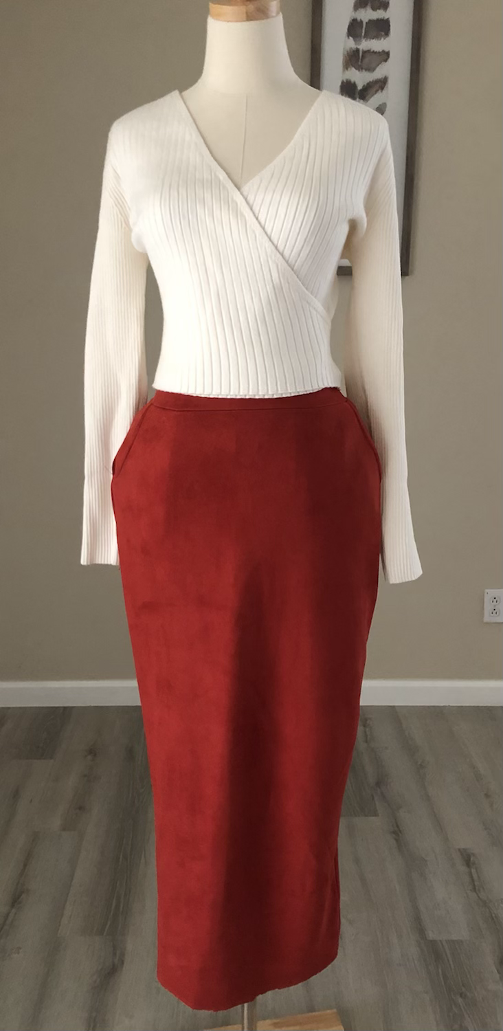 Burnt Orange Suede Savvy