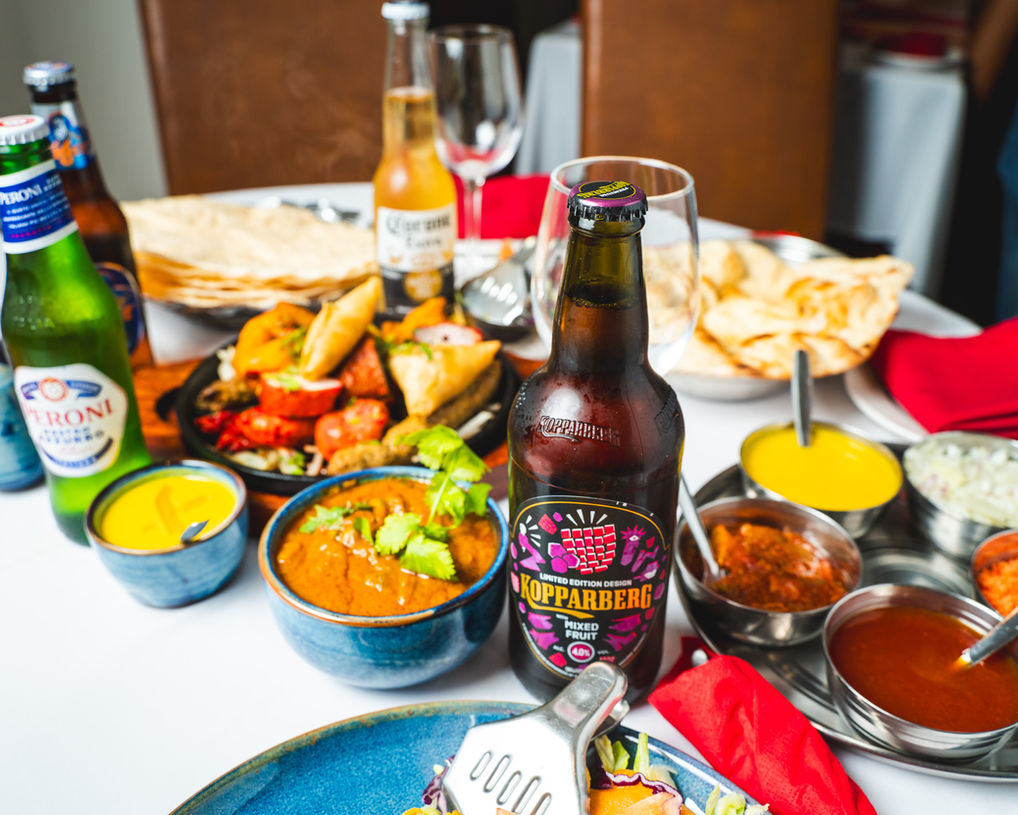 Indian food & beer with Kopparberg at Bengal Pride