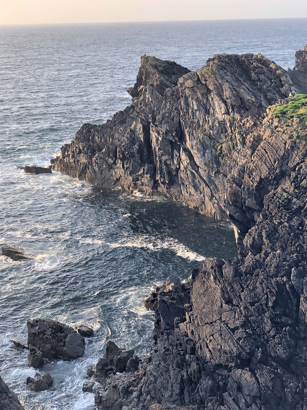 Rocky coastline on the Butt of Lewis on Lewis and Harris in the Outer Hebrides