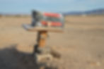 mailbox along roadside in Wonder Valley CA