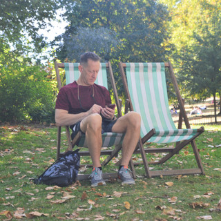 Relaxing at St. James Park in London