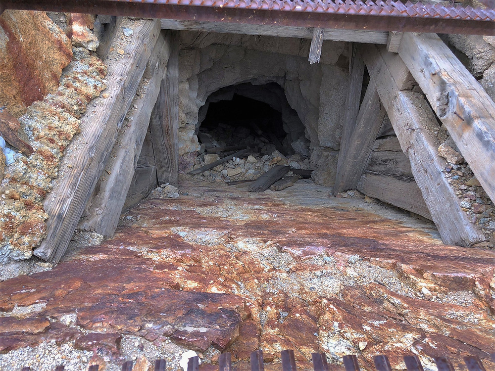 Opening of abandoned Mastadon Gold Mine at Joshua Tree National Park