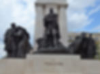 The statue of Count István Tisza was a Hungarian politician and prime minister located outside the Hungarian Parliament Building in Budapest