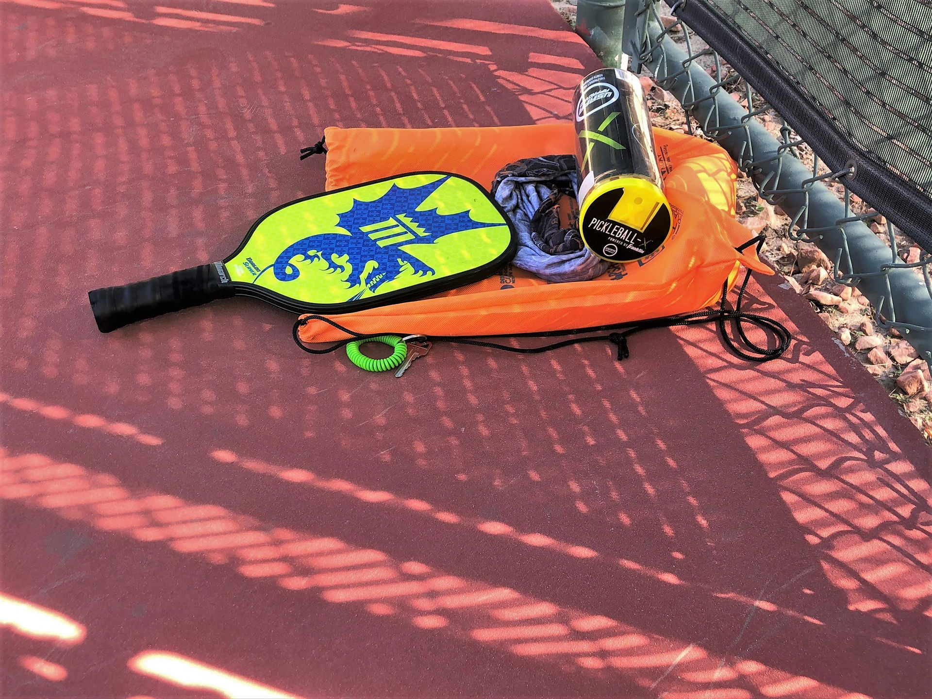 Pickleball courts in Park Palms Condo community in Palm Desert