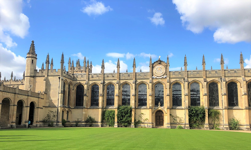 The All Souls Library founded in 1710 at the All Souls College in Oxford, England