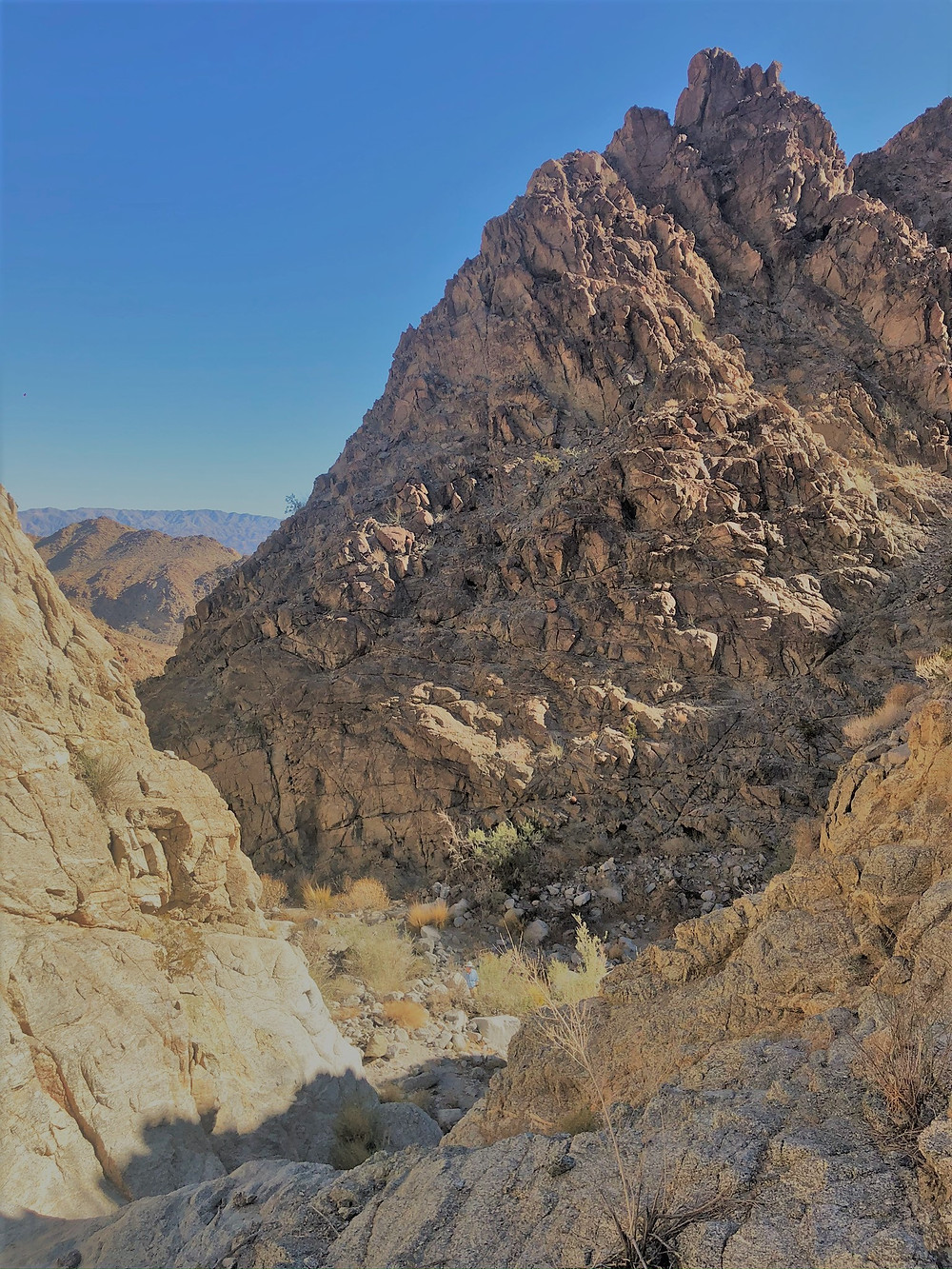 Steep sided canyon near entrance to Santa Rosa Mountains in La Quinta. Friends of the Desert Mountains