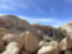 rocky terrain Garrets Arch trail Joshua Tree