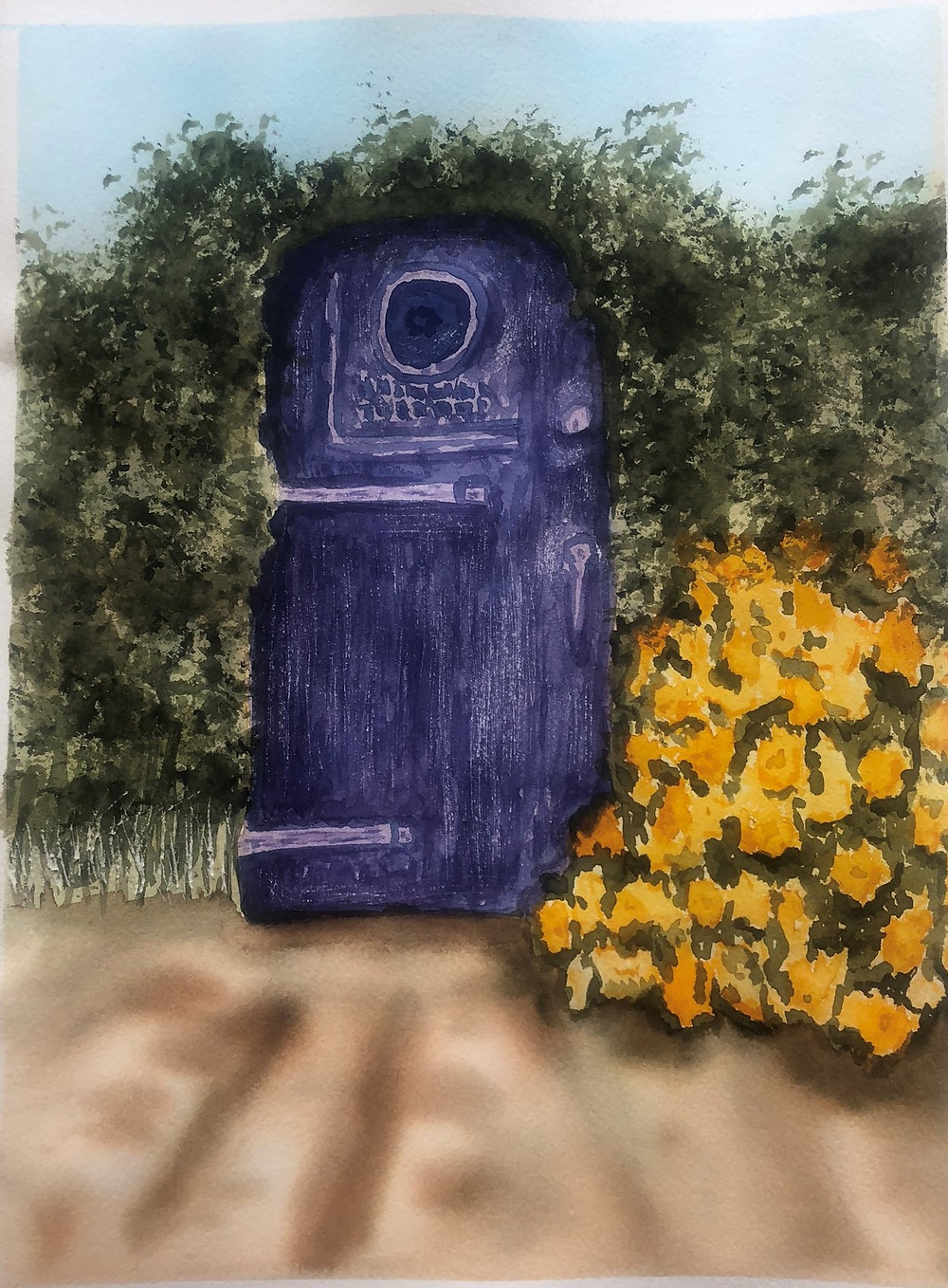 Dave’s best watercolor paintings completed while in Palm Desert