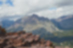 View from the Scenic Point trail overlook in Glacier National Park