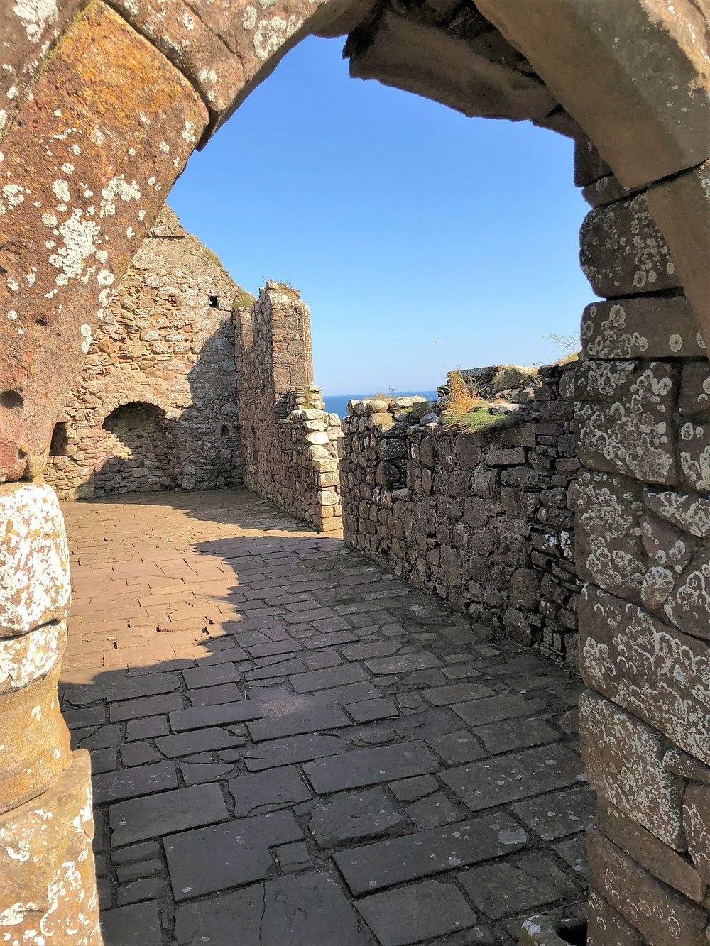 The Dunnottar Castle Chapel is the oldest surviving building on the rock and dates back, in part at least, to 1276.